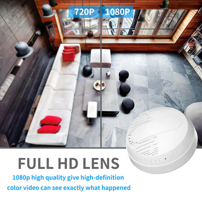 Smoke Detector Hidden Camera - WiFi Enabled