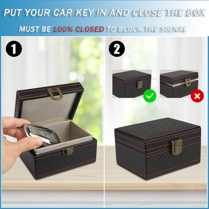 Car Key Signal Blocker Faraday Box Set