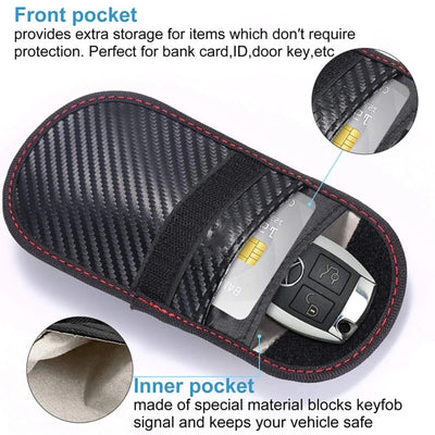 Car Key Signal Blocker Faraday RFID Blocking Bag (1 Pack)